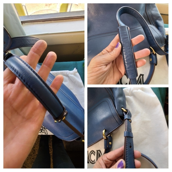 *SOLD* MCM Leather Crossbody Shoulderbag VGC W/ Dustbag - Picture 7 of 12